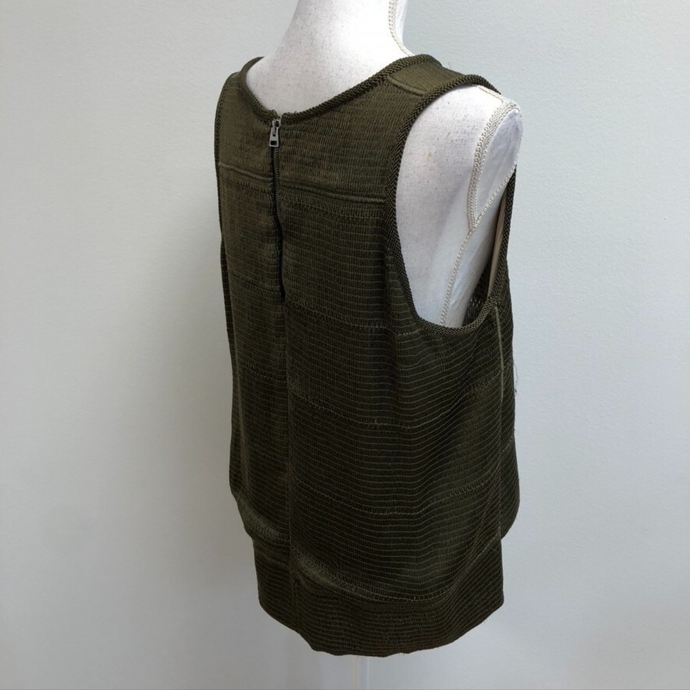 Tom Ford Olive Green Knit Top- Women - Picture 5 of 16